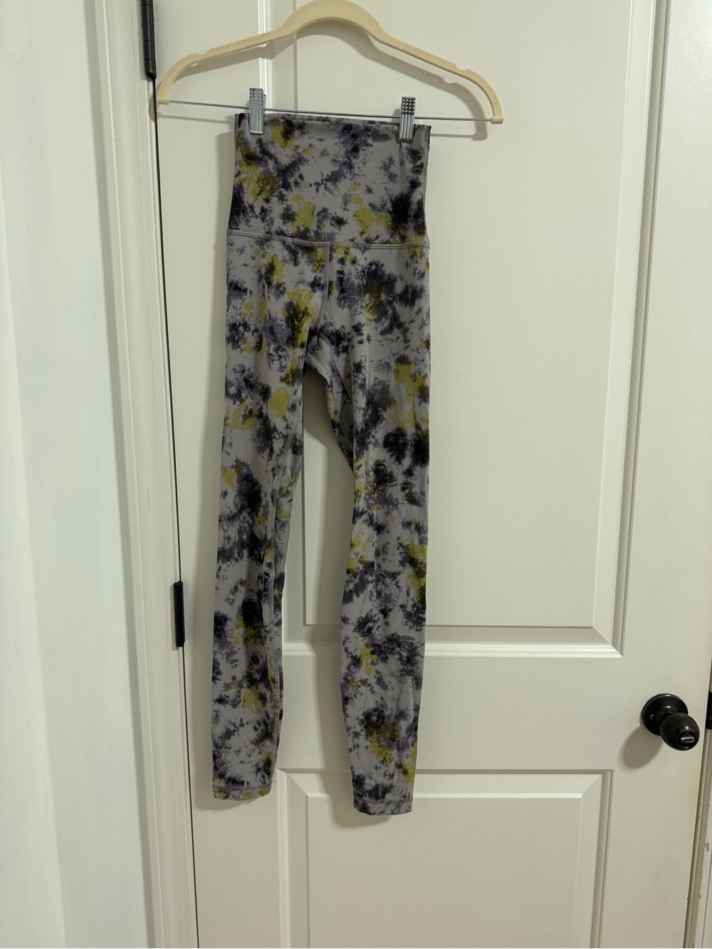 lululemon athletica Tie-Dye High-Rise Leggings - Gray & Olive